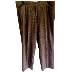 WOMEN'S ROZ & ALI STRIPPED DRESS PANTS  SIZE 22